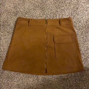 Suede Skirt